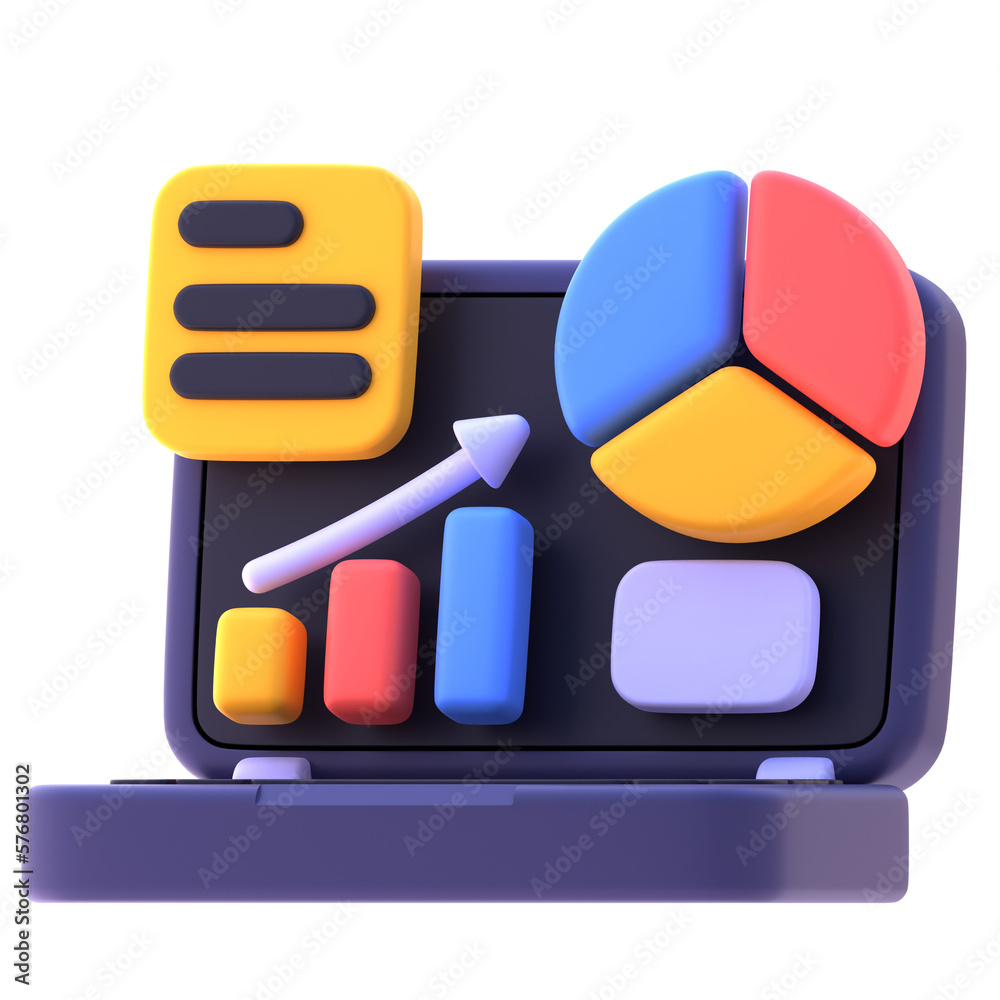 Analysis Data in 3d render for graphic asset web presentation or other Analysis Data in 3d render for graphic asset web presentation or other