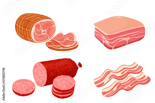 set of meat