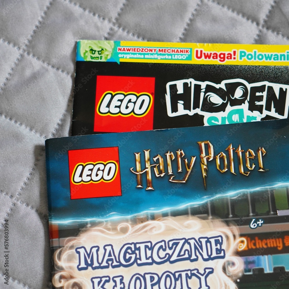 Fototapeta premium Lego Harry Potter magazine