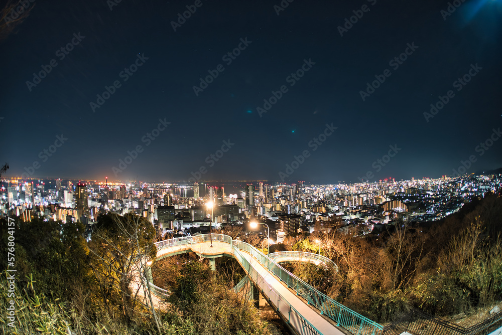 神戸　夜景　ビーナスブリッジ
