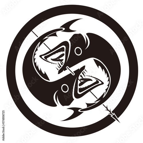 家紋風デザイン / ミナミカゴカマス