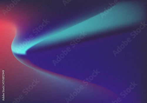 Blue green retro absract background gradient with grain texture