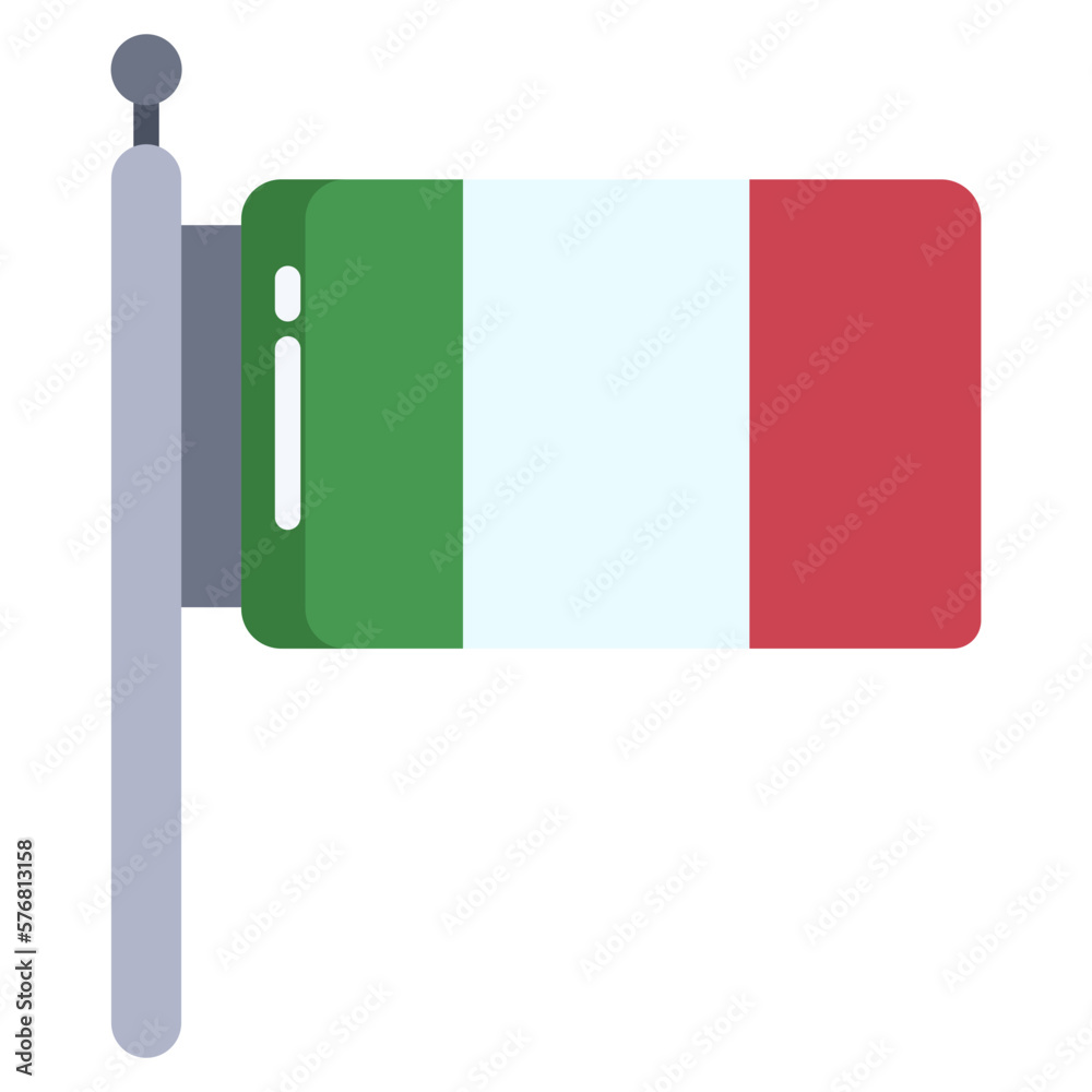Fototapeta premium Italy Flag icon