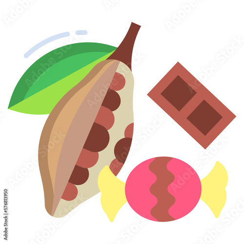Dark chocolate  icon