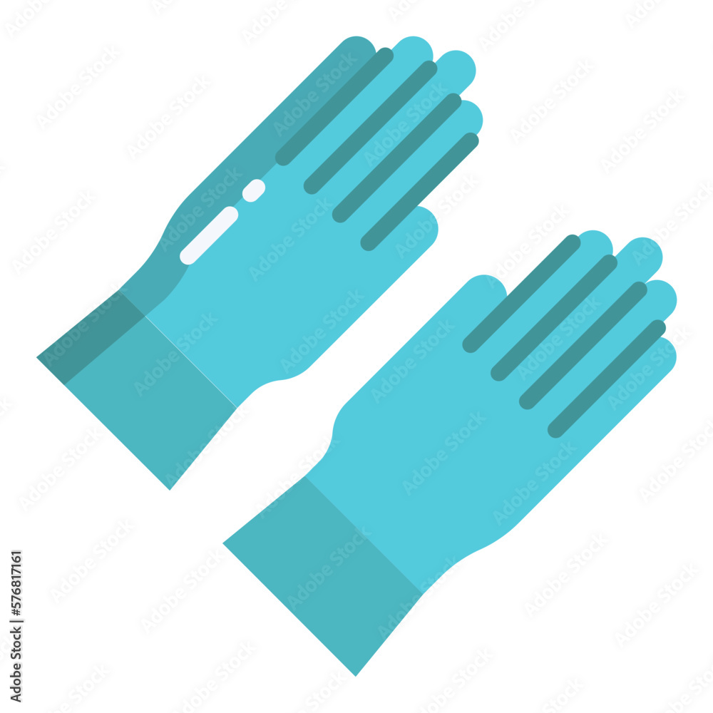 Fototapeta premium Rubber Gloves icon