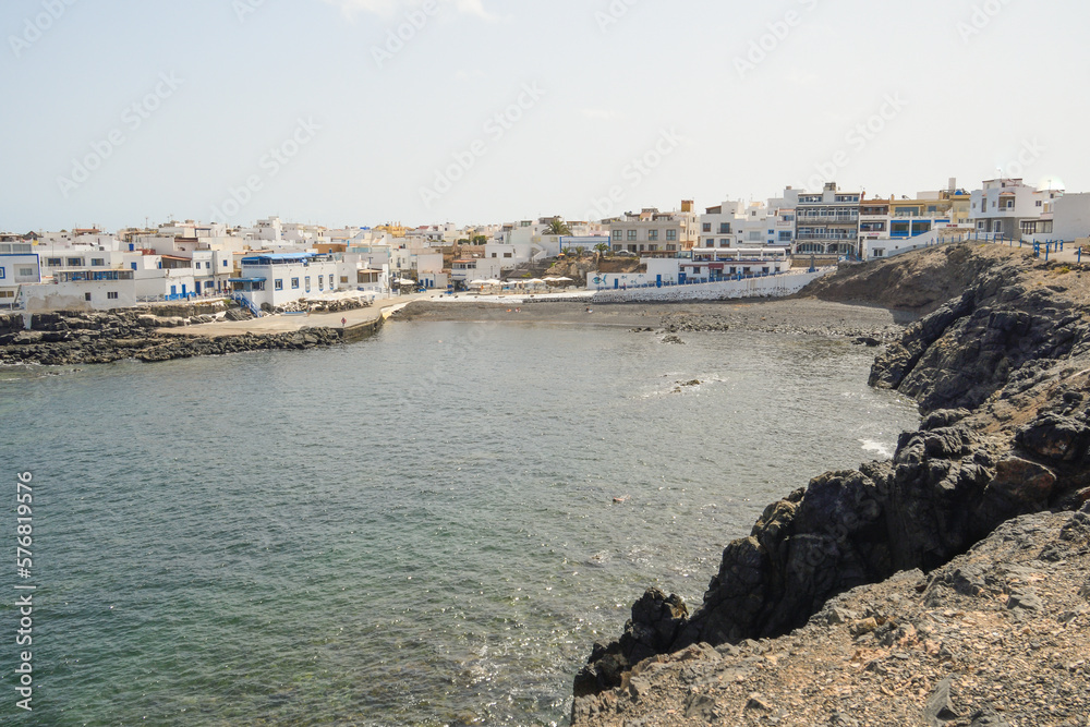 Fishing village of El Cotillo in Fuerteventura