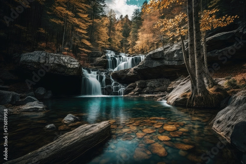 waterfall in the forest