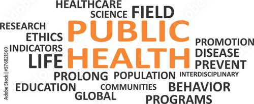word cloud - public health