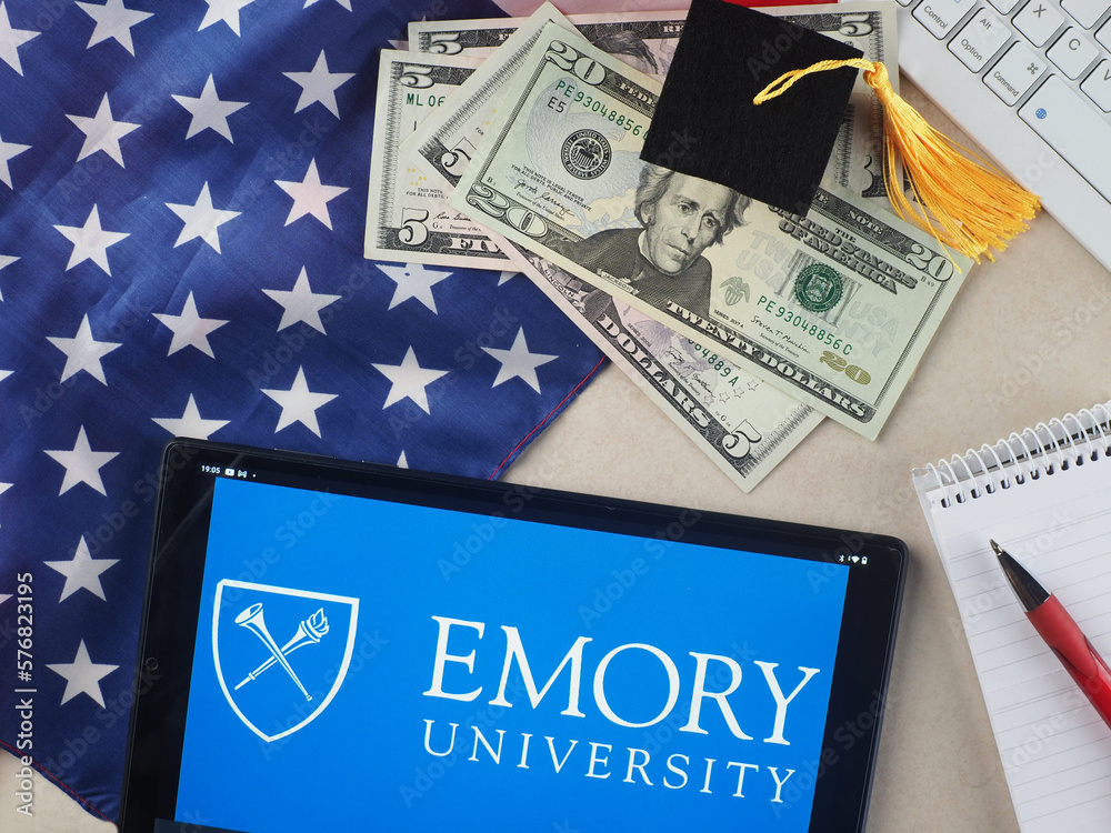 Vibrant Emory University Free Tuition Plan Image Illustration Vibrant Emory University Free Tuition Plan Image Illustration