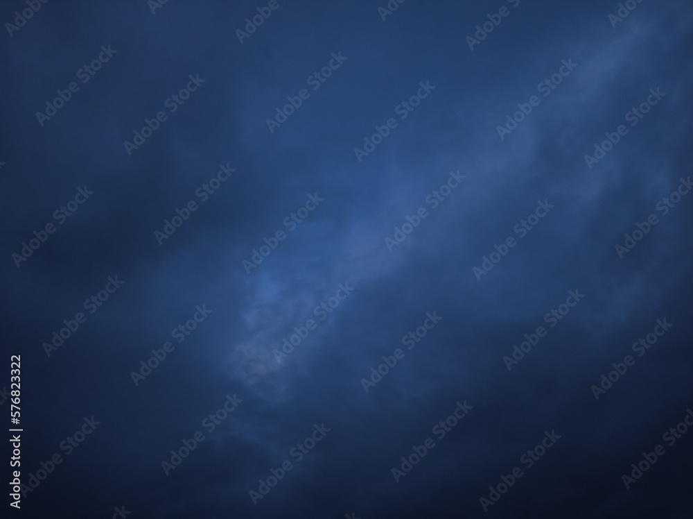 Indigo color. The night is imminent