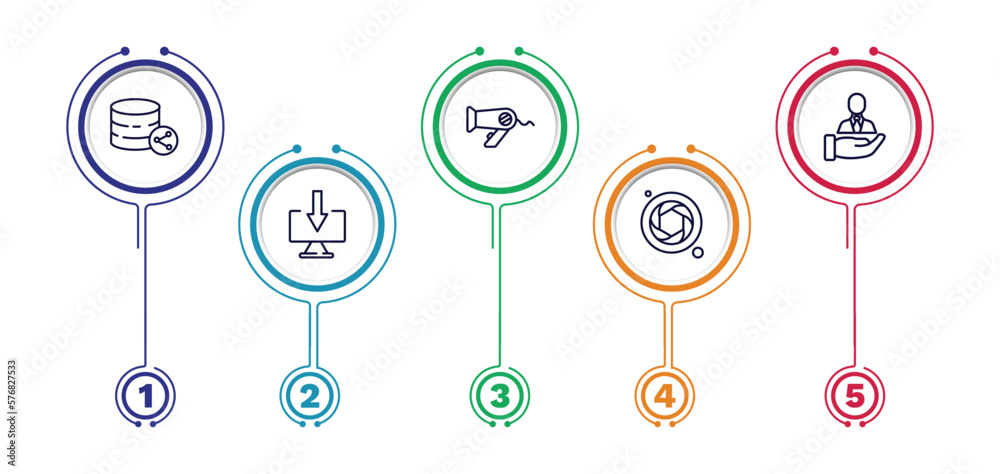 set of thin line icons. outline icons with infographic template. linear icons such as set of thin line icons. outline icons with infographic template. linear icons such as