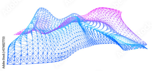 Network lines. Net wave information flow. Scientific paradigm solutions future. Forward vision progress. Big data cells deep development analysis. foresight conference background banner.