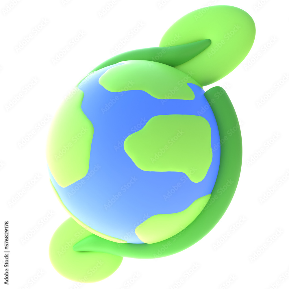 Earth in 3d render for graphic asset web presentation or other Earth in 3d render for graphic asset web presentation or other