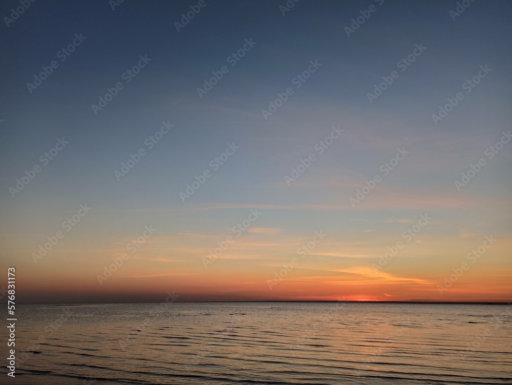 Obraz premium sunset over the sea