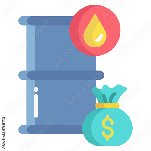 Oil profit icon