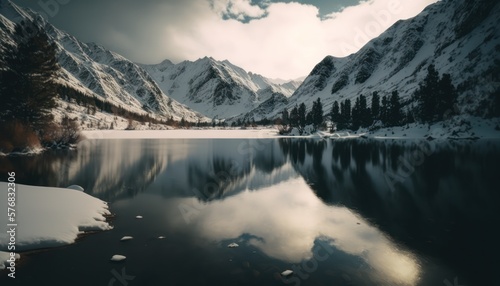 Reflective lake