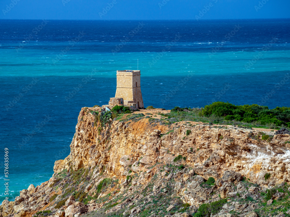 Golden Bay beach, Maltese islands
