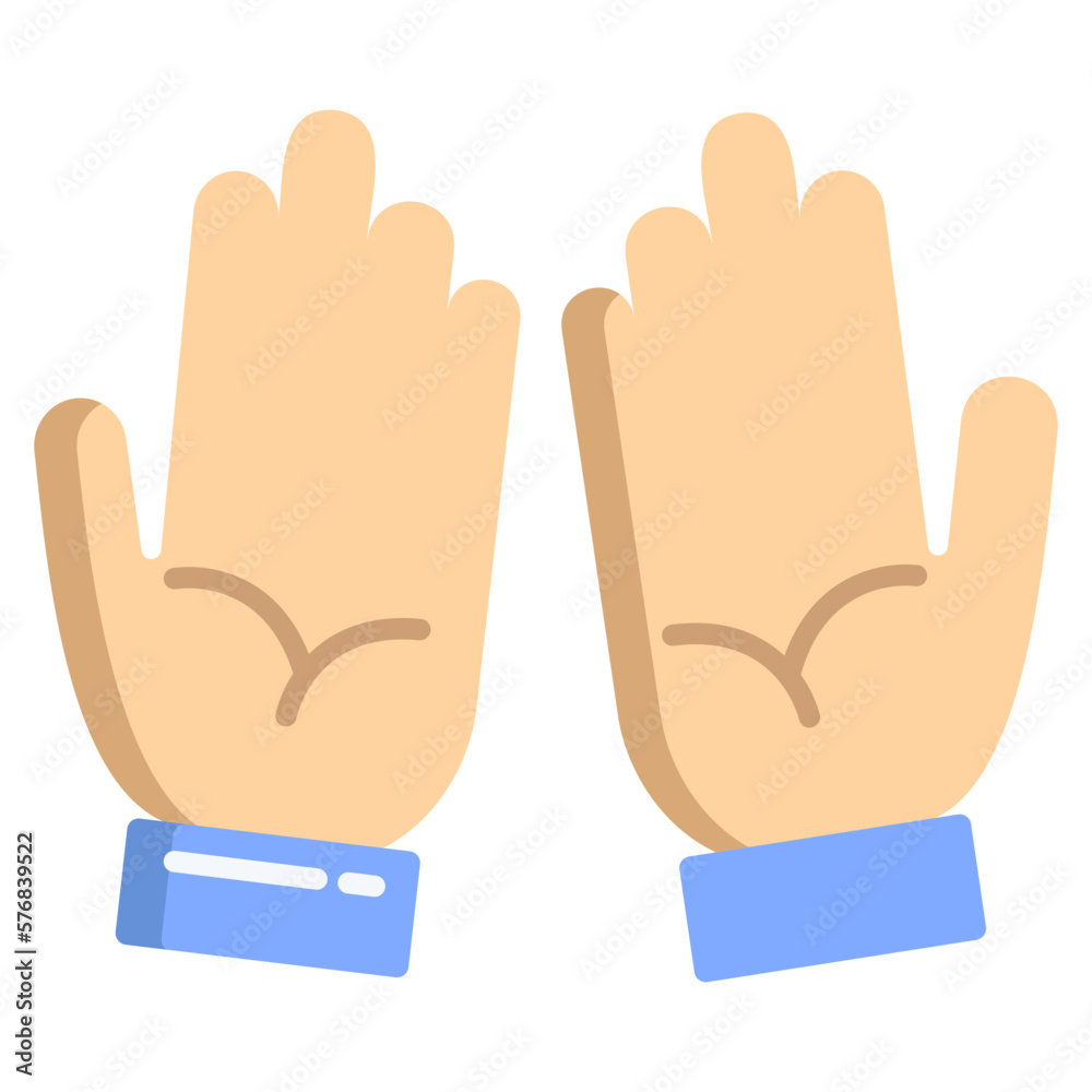 Obraz premium Pray icon