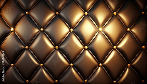 Black and golden luxury wall design room interior walls  Generative AI