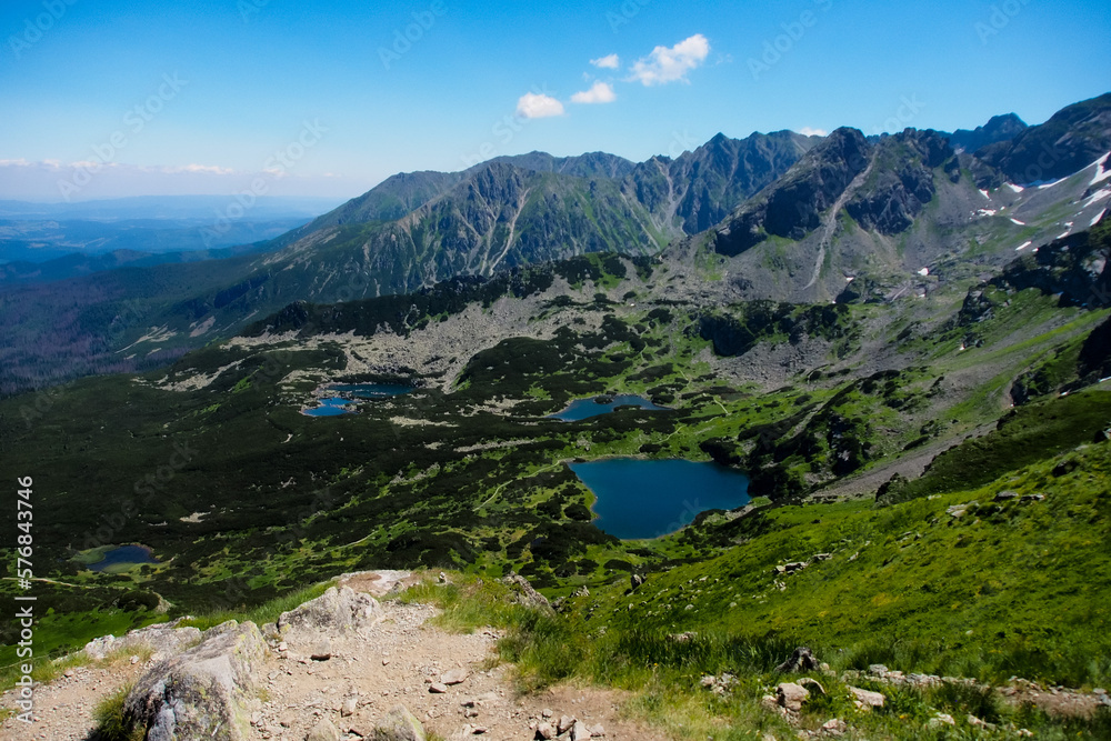 Polish nature and natural scenery, mountains and high Tatras