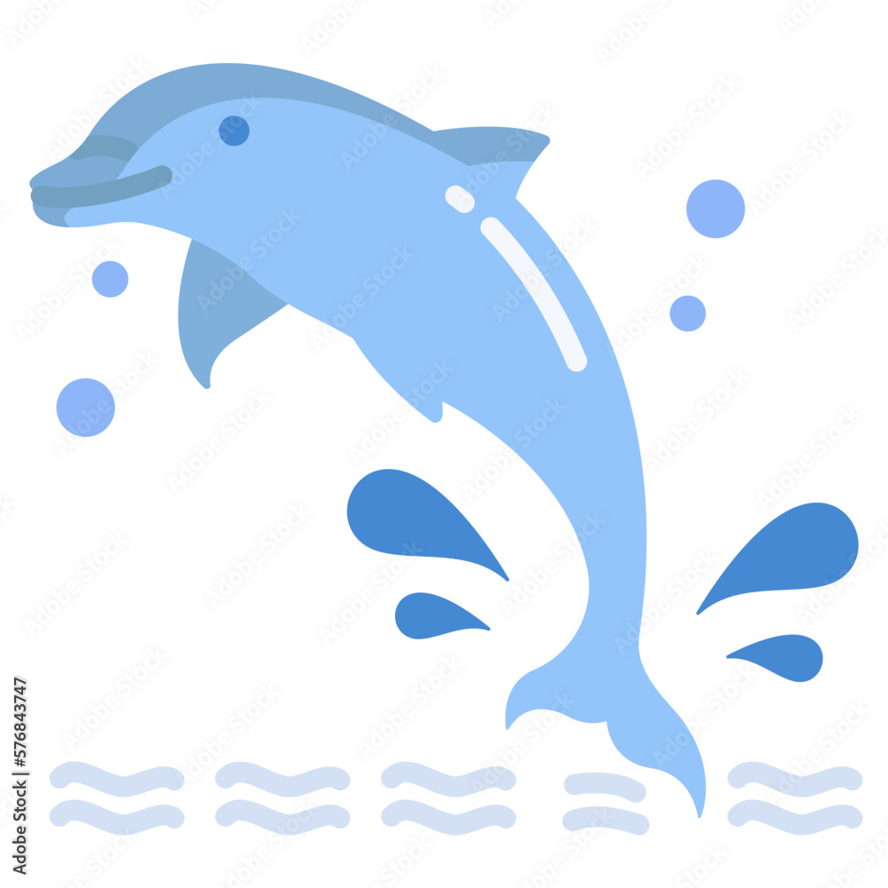 Fototapeta premium Dolphin icon