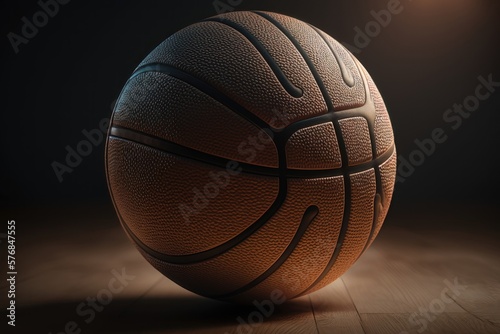 Basketball background. AI Generation