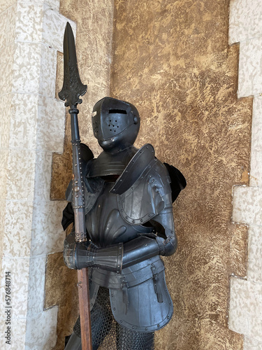 armure décorative dans un château photo