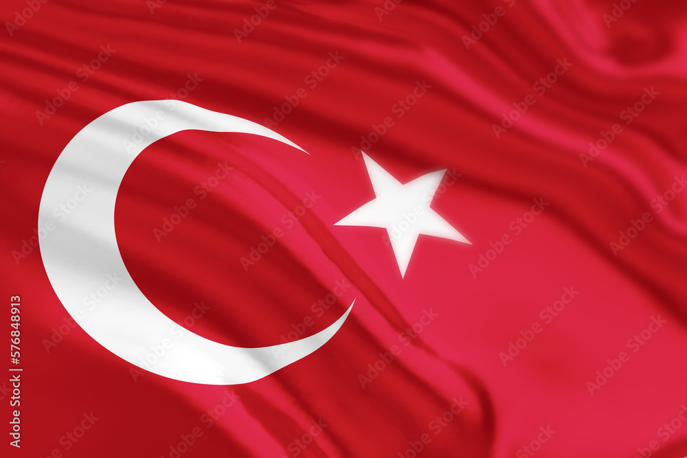Obraz premium Flag of Turkey. High Resolution format (PNG).