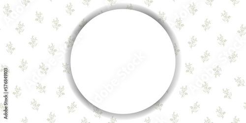 Vector. Chamomile flower background, copy space for text. Horizontal pastel template for card, wedding invitation, party invitation, flyer, cover, brochur, social network. Hand-drawn sketch.