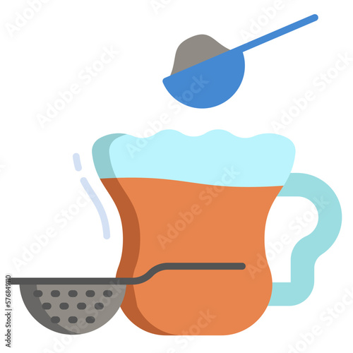tea brewing icon