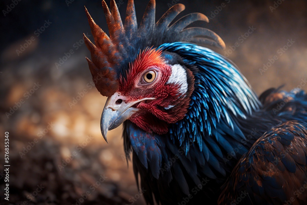 image, a beautiful rooster, generative ai