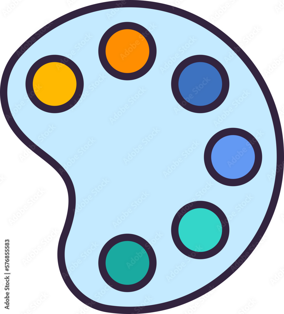 color palette icon color palette icon