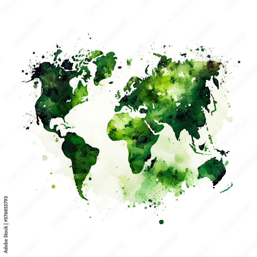 Green earth watercolor shape white background, green, earth, Generative Ai, watercolor, shape, white background, artistic, eco-friendly, natural, organic, environment, ecology, Green earth watercolor shape white background, green, earth, Generative Ai, watercolor, shape, white background, artistic, eco-friendly, natural, organic, environment, ecology,
