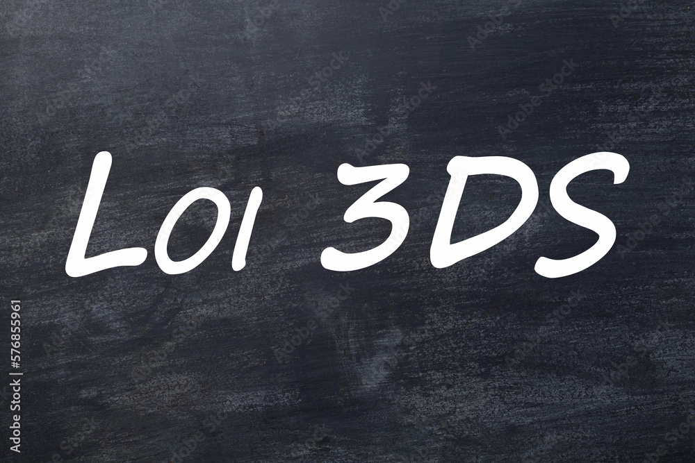 Obraz premium Loi 3DS tableau