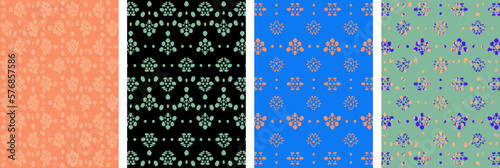 set of vertical abstract colorful backgrounds with pattern, set of vertical artistic cover designs, ideal for books, brochures, planners and notebooks, vertical layout design in abstract style