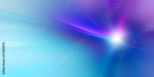 Rendering of abstract fast moving stripe lines with glowing sun light flare. High speed motion blur. Concept of leading in business, Hi tech products, warp speed wormhole science