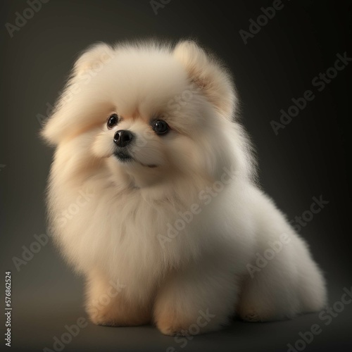 Cute furry little dog