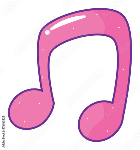 bright music note
