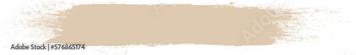 Beige brush stroke isolated on background. Paint brush stroke vector for beige ink paint, grunge design element, dirt banner, watercolor design, dirty texture. Trendy brush stroke, vector illustration