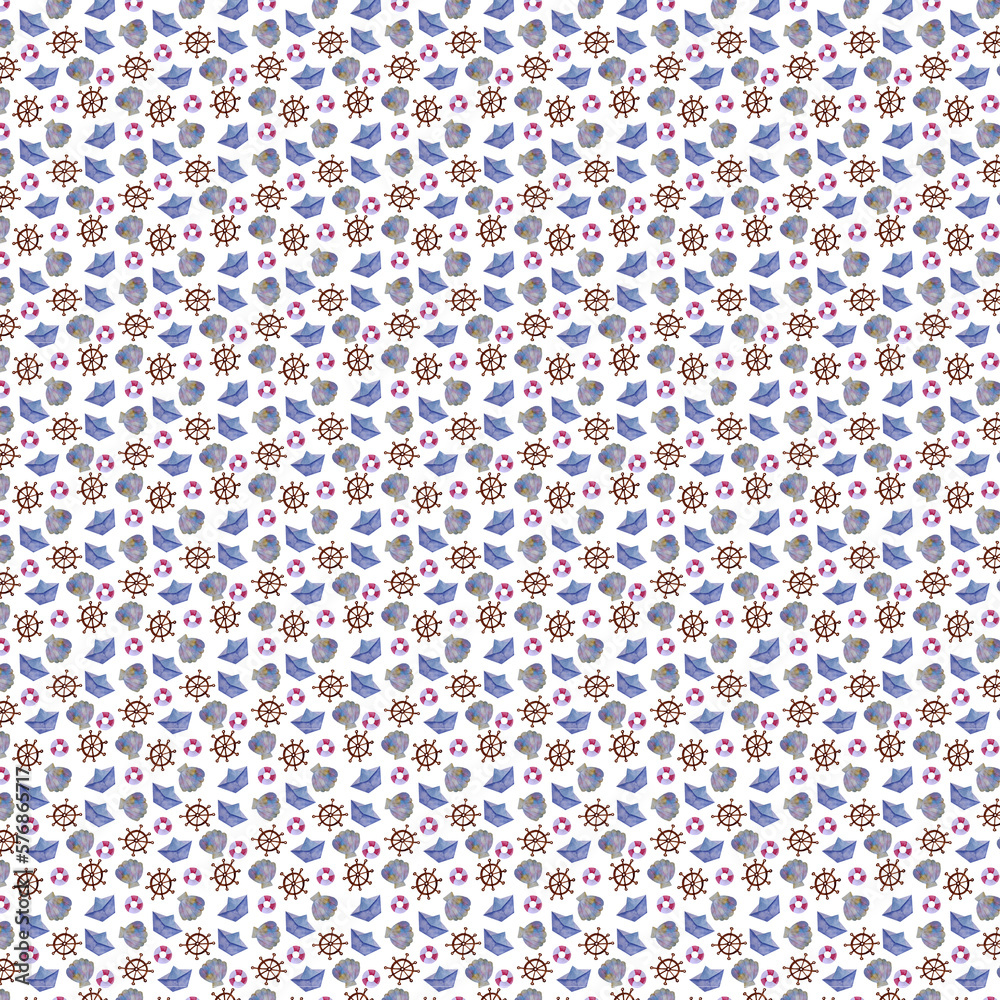 watercolor sea life pattern watercolor sea life pattern