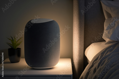 Smart speaker - The main feature of a smart device like this is the virtual assistant. The speaker works like a desk. You can ask questions in the same way as if you were having a conversation.