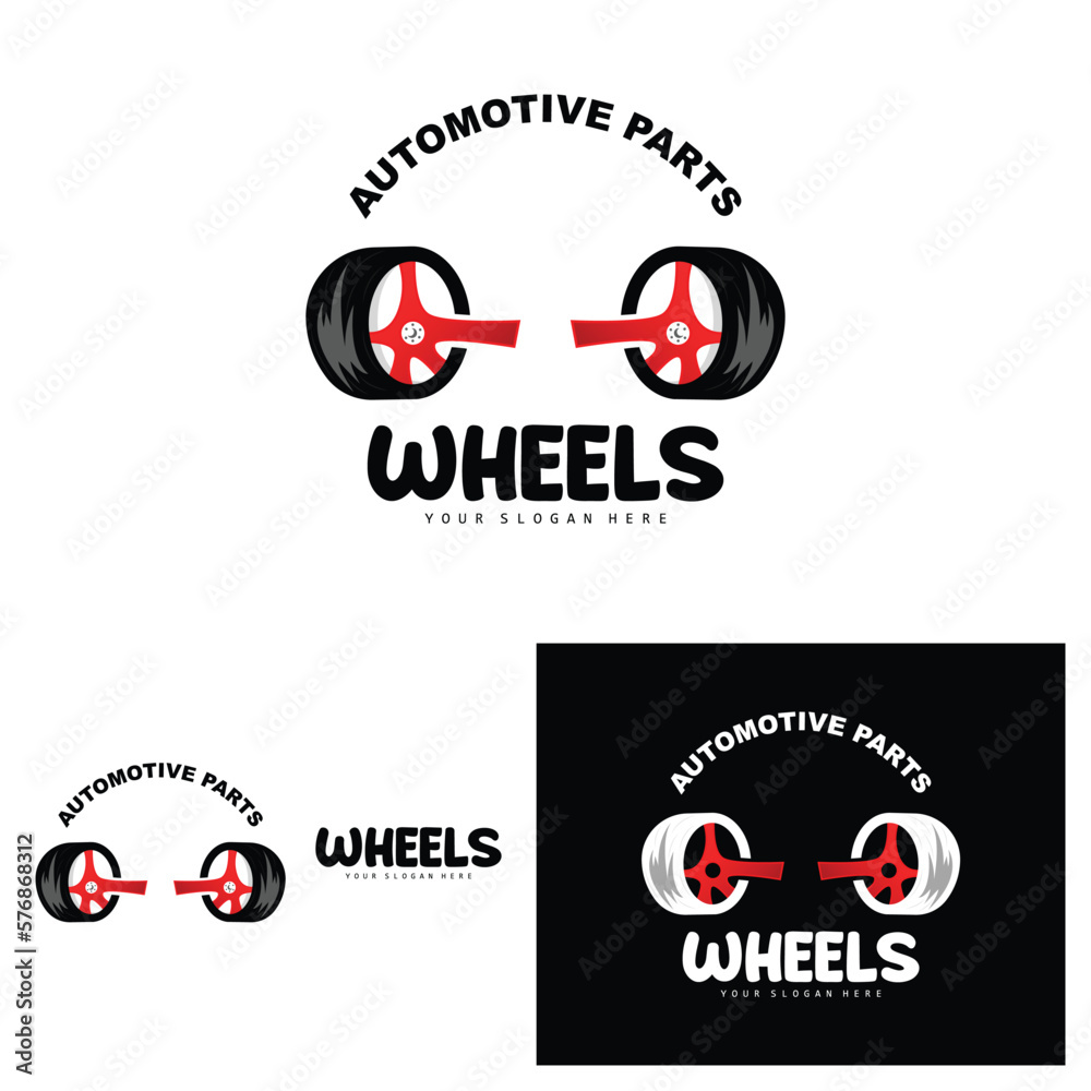 Tire Wheel Logo, Automotive Parts Vector, Maintenance Workshop Design, Garage, Automotive, Vehicle, Modern Simple Wheel Icon Tire Wheel Logo, Automotive Parts Vector, Maintenance Workshop Design, Garage, Automotive, Vehicle, Modern Simple Wheel Icon