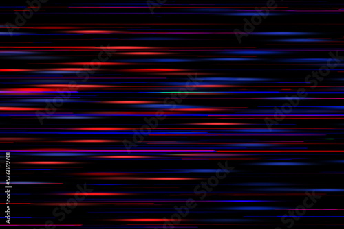 Cyber ​​speed light technology striped horizontal dark red blue abstract background