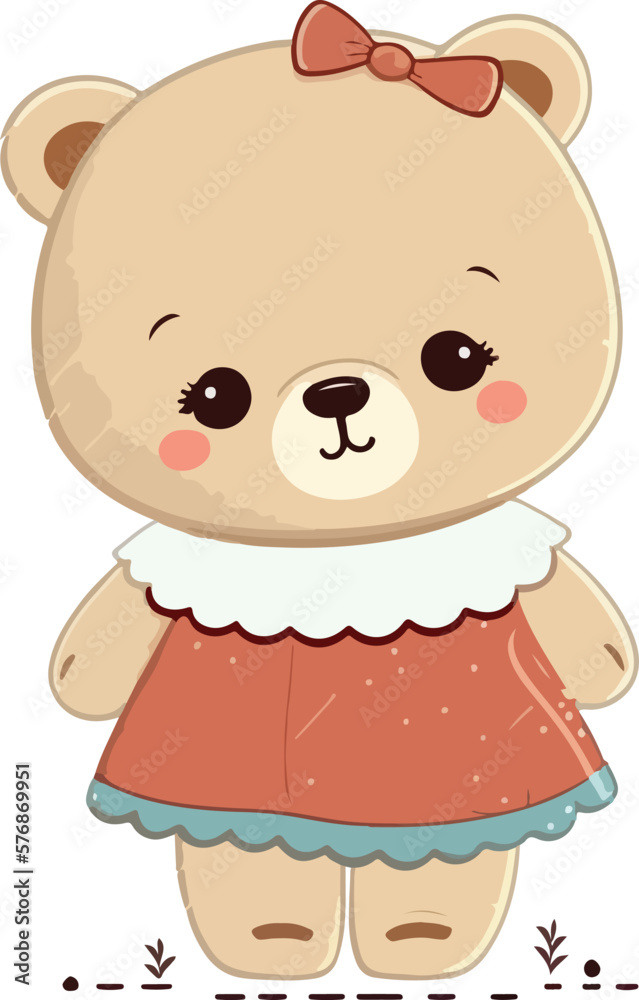 little girl with a teddy bear little girl with a teddy bear
