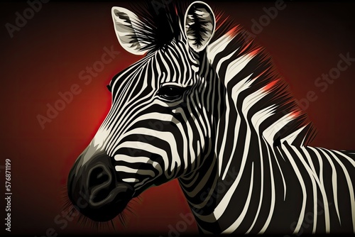 Cute as a Zebra art. Wondering involves a cautious  suspicious look. Lovely face of a wild animal up close and personal. a gentle glow. A zebra s muzzle is a funny way to convey meaning. Charming appe