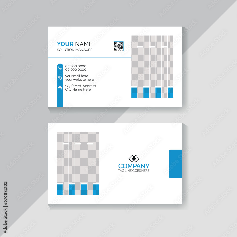 Professional Elegant Modern Business Card Design Template