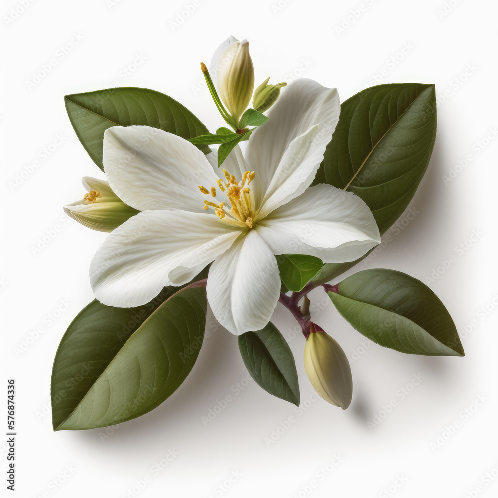 Fototapeta premium Aromatic Charm: The Enchanting Jasmine Flower