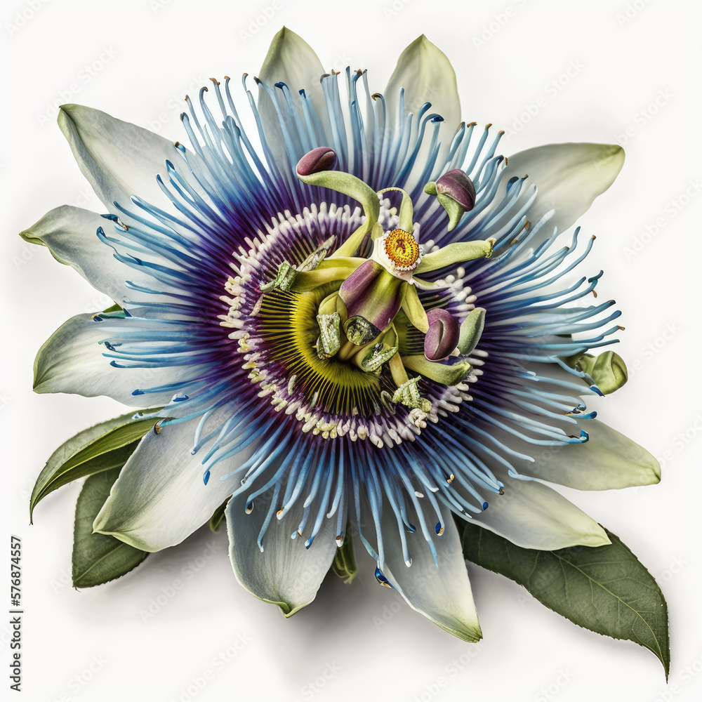 Blue Serenity: The Alluring Blue Passion Flower Blue Serenity: The Alluring Blue Passion Flower