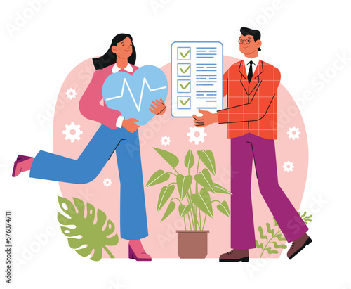 Medical insurance concept