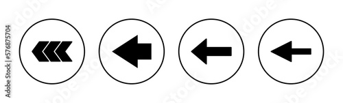 Arrow icon vector for web and mobile app. Arrow sign and symbol for web design.